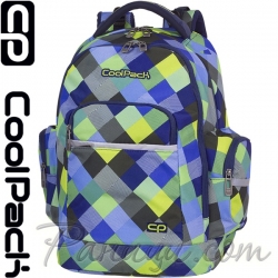 Ученическа раница Cool Pack Brick Blue Patchwork 81662 Ученическа раница Cool Pack Brick Blue Patchwork 81662